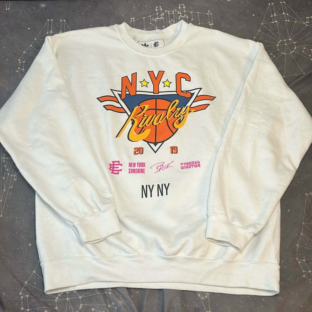 Adidas and eric emanuel NYC River city sweatshirt